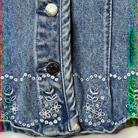 Vintage Liz Wear, Liz Claiborne Blue Denim Vest Sz Sm - Picture 4 of 9